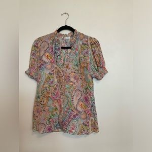 Robert Graham Multicolor Paisley Blouse